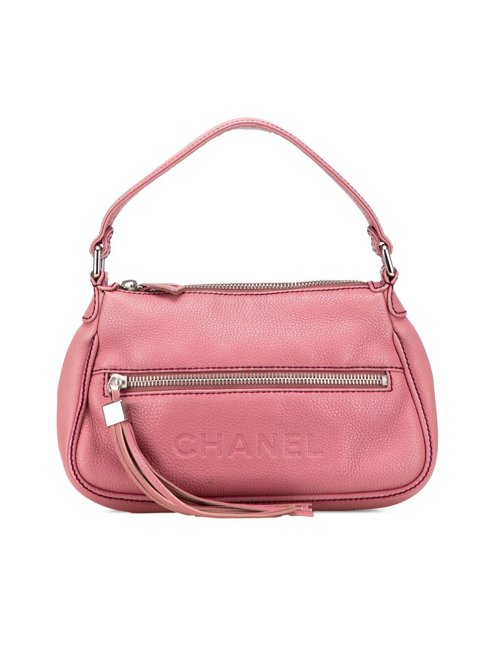 Chanel Lax Front Zip Bag Pebbled #376091C11B